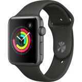 Apple Watch Series 3 42mm Space Gray Aluminum Case with Gray Sport Band (MR362)