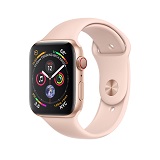Apple Watch 4 44mm Gold Aluminum Case with Pink Sand Sport Band