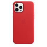 Apple iPhone 12 Pro Max Leather Case Red